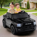 2 Seater 24V Ride on Toy for Big Kids Licensed Ram Truck with Remote and Music by LJGDeals