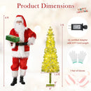 5/6/7 FT Whimsical Christmas Tree with Bendable Top and 216/290/366 Branch by LJGDeals