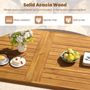 3 Pieces Patio Dining Table Set 63‚Äù Rectangle Table and 2 Backless Bench by LJGDeals