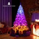 6 Ft Pre-Lit Artificial Christmas Tree with 11 Light Modes by LJGDeals