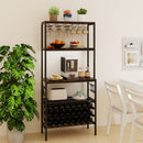 Wine Organizer with Power Outlet and Bottle Holders by LJGDeals