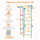 5-in-1 Swedish Ladder with Folding Baby Play Mat for Solid Wall by LJGDeals