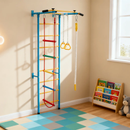 5-in-1 Swedish Ladder with Folding Baby Play Mat for Solid Wall by LJGDeals