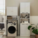Laundry Room Bundle: 4-in-1 Storage Set Storage Cabinets and Rack Set by LJGDeals