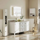 Laundry Room Bundle: 4-in-1 Storage Set Storage Cabinets and Rack Set by LJGDeals