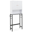 Laundry Room Bundle: 4-in-1 Storage Set Storage Cabinets and Rack Set by LJGDeals