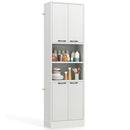 Laundry Room Bundle: 4-in-1 Storage Set Storage Cabinets and Rack Set