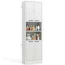 Laundry Room Bundle: 4-in-1 Storage Set Storage Cabinets and Rack Set by LJGDeals
