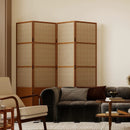 3 Piece Rattan and Wood Living Room Set with Side Table Coffee Table and TV Stand by LJGDeals