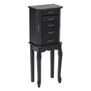 Standing Jewelry Box with 4 Drawers and 2 Side Doors by DirectDeals