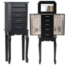 Standing Jewelry Box with 4 Drawers and 2 Side Doors by DirectDeals