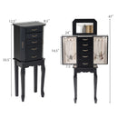 Standing Jewelry Box with 4 Drawers and 2 Side Doors by DirectDeals