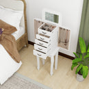 Standing Jewelry Box with 4 Drawers and 2 Side Doors by DirectDeals