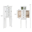 Standing Jewelry Box with 4 Drawers and 2 Side Doors by LJGDeals