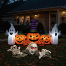 Halloween Groundbreaker Climbing Zombie+Inflatable Pumpkins by LJGDeals