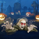 Halloween Groundbreaker Climbing Zombie+Inflatable Pumpkins by LJGDeals
