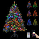 5/6/7/8 FT Artificial Christmas Tree with LED Lights and Remote APP Control