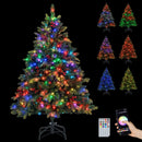 5/6/7/8 FT Artificial Christmas Tree with LED Lights and Remote APP Control by LJGDeals