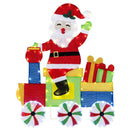 Lighted Santa on Train Christmas Decoration with LED Lights by LJGDeals