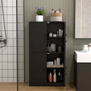 Bathroom Cabinet 43.5 inch Storage Cabinet with Doors and Adjustable Shelves by LJGDeals