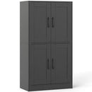 Bathroom Cabinet 43.5 inch Storage Cabinet with Doors and Adjustable Shelves by LJGDeals