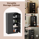 Bathroom Cabinet 43.5 inch Storage Cabinet with Doors and Adjustable Shelves by LJGDeals