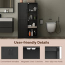 Bathroom Cabinet 43.5 inch Storage Cabinet with Doors and Adjustable Shelves by LJGDeals