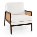 3-Piece Rattan Living Room Furniture Set with Tempered Glass Tabletop and Accent Chair by LJGDeals