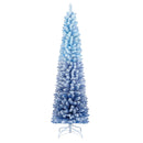 6/7 Feet Snow-flocked Artificial Christmas Tree with 220/290 Warm White LED Lights by LJGDeals