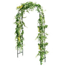 Metal Garden Arch and Obelisk Trellis Set for Climbing Plants by LJGDeals
