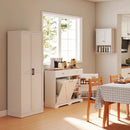 Dining Room Set: Tall Storage Cabinet and Trash Can Cabinet and Wall Mount Storage Organizer by LJGDeals
