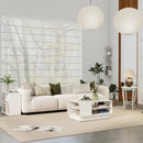 5-Piece Modern Living Room Furniture Set: Side table+Coffee table+Console table+Bookcase+Corner shelf by LJGDeals