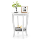 5-Piece Modern Living Room Furniture Set: Side table+Coffee table+Console table+Bookcase+Corner shelf by DirectDeals