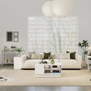 5-Piece Modern Living Room Furniture Set: Side table+Coffee table+Console table+Bookcase+Corner shelf by LJGDeals