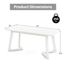 4-Piece Bedroom Furniture Set with Twin Size Bed Frame Entryway Bench Vanity Desk and Jewelry Armoire by LJGDeals