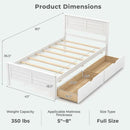 4-Piece Bedroom Furniture Set with Twin Size Bed Frame Entryway Bench Vanity Desk and Jewelry Armoire by LJGDeals