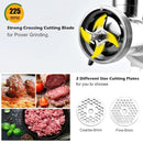 Heavy Duty 1.5HP Commercial Meat Grinder with Reverse High Efficiency and Anti-Clog by LJGDeals