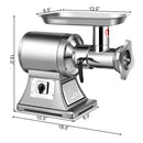 Heavy Duty 1.5HP Commercial Meat Grinder with Reverse High Efficiency and Anti-Clog