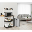 Kitchen Organization with 4-Tier Kitchen Microwave Storage Rack and Trash Can by LJGDeals