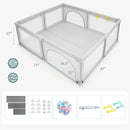 Wooden Baby Walker and Large Infant Playpen Bundle by LJGDeals