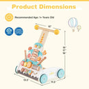 Wooden Baby Walker and Large Infant Playpen Bundle by LJGDeals