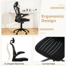 Black 48 inch Computer Desk and Ergonomic Mesh Office Chair Bundle for Home Office