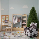 Kids Room Set: Recliner + Natural Study Desk & Chair + 4-ft Christmas Tree + Natural Dress-Up Storage by LJGDeals