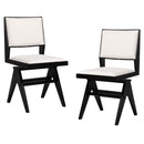3-Piece Mid-Century Dining Set with 36‚Äù Round Pedestal Table and 2 Swivel Sherpa Upholstered Chairs