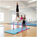 Yoga Set: 4-Panel Gymnastics Mat + Gymnastic Training Parallel Bars by LJGDeals