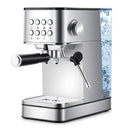 Premium Ice and Coffee Duo CNN-Acclaimed Nugget Ice Maker and 20-Bar Stainless Espresso Machine by LJGDeals