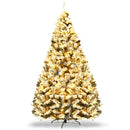 Ultimate Holiday D√©cor Suite: Pre-Lit Snow Flocked Christmas Tree & 50" Recessed Electric Fireplace Set