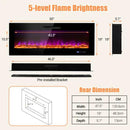 Ultimate Holiday D√©cor Suite: Pre-Lit Snow Flocked Christmas Tree & 50" Recessed Electric Fireplace Set by LJGDeals