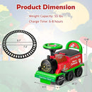 6V Toddler Ride On Train Combo: Track Ride & 2-Seater Carriage Set by LJGDeals