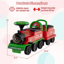 6V Toddler Ride On Train Combo: Track Ride & 2-Seater Carriage Set by LJGDeals